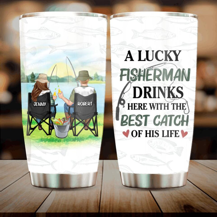 Lucky Fisherman And Best Catch of His Life - Personalized Fishing