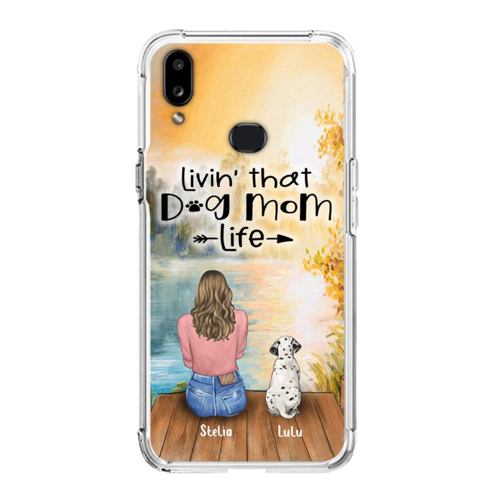 Custom Personalized Dog Mom Phone Case - Gift for Dog Lovers - iPhone & Samsung Case with upto 4 Dogs