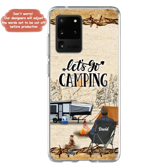 A Girl Who Loves Camping - Camping Gift - Personalized Custom