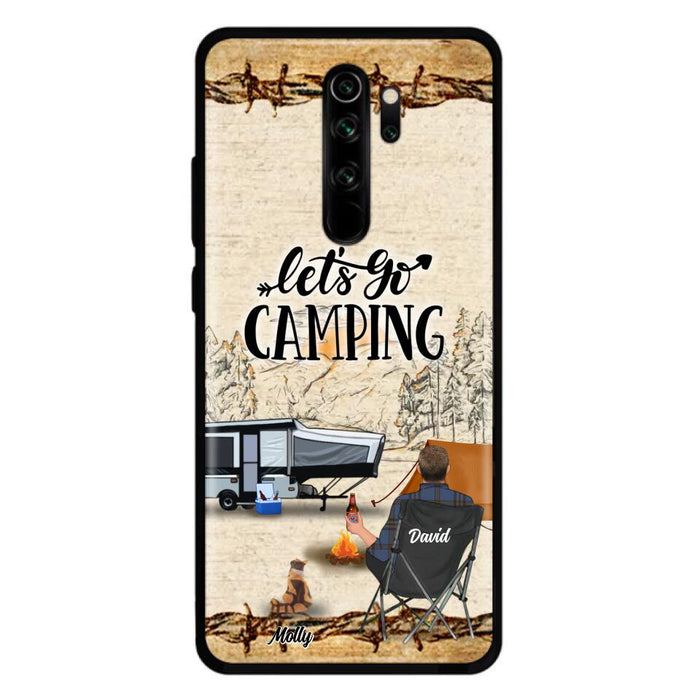 Custom Personalized Camping Phone Case - Gift Idea For Camping Lovers - Couple/Single Man/Woman With Upto 6 Pets - Let's Go Camping - Cases For Oppo, Xiaomi & Huawei