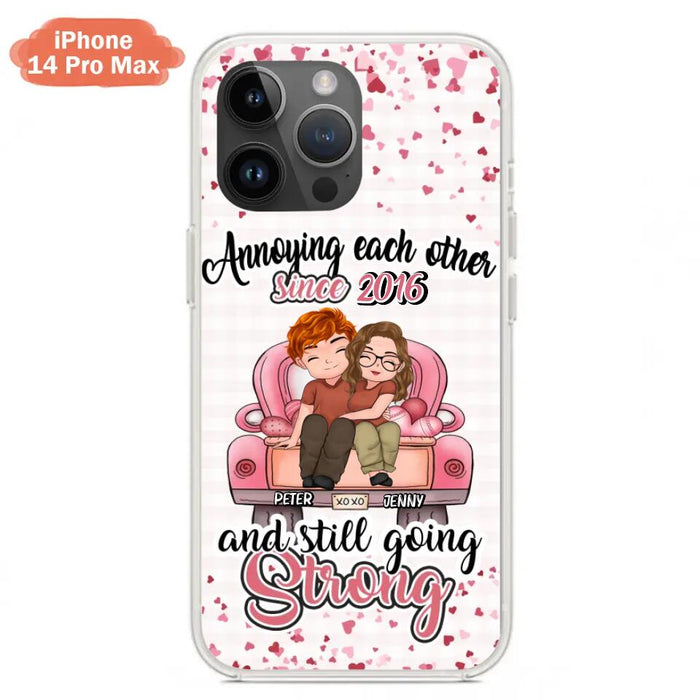 Custom Personalized Couple Phone Case - Valentine's Day/ Birthday/ Anniversary/ Mother's Day Gift For Wife From Husband - Case For iPhone And Samsung