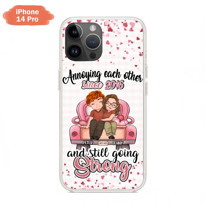 Custom Personalized Couple Phone Case - Valentine's Day/ Birthday/ Anniversary/ Mother's Day Gift For Wife From Husband - Case For iPhone And Samsung