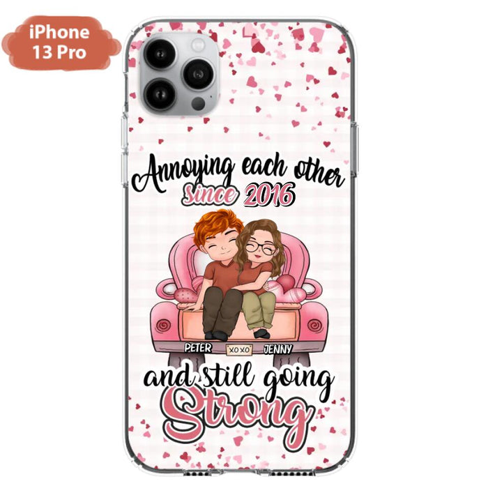 Custom Personalized Couple Phone Case - Valentine's Day/ Birthday/ Anniversary/ Mother's Day Gift For Wife From Husband - Case For iPhone And Samsung