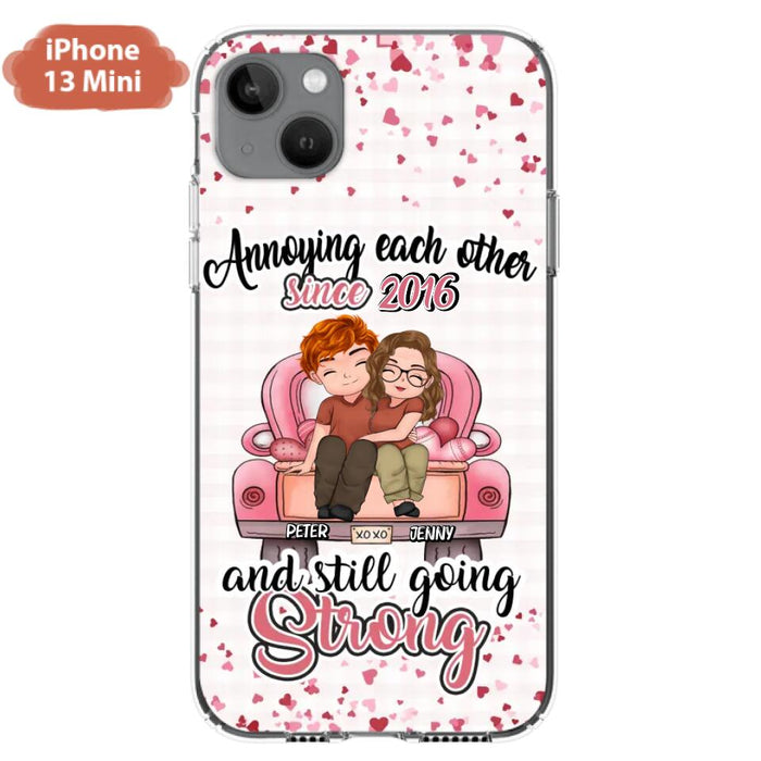 Custom Personalized Couple Phone Case - Valentine's Day/ Birthday/ Anniversary/ Mother's Day Gift For Wife From Husband - Case For iPhone And Samsung