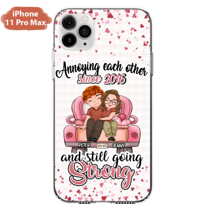 Custom Personalized Couple Phone Case - Valentine's Day/ Birthday/ Anniversary/ Mother's Day Gift For Wife From Husband - Case For iPhone And Samsung