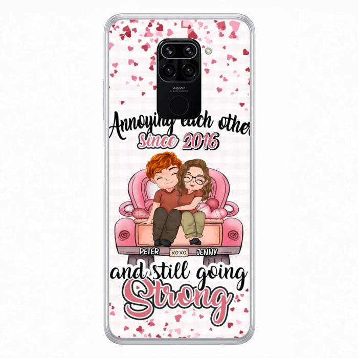 Custom Personalized Couple Phone Case - Valentine's Day/ Birthday/ Anniversary/ Mother's Day Gift For Wife From Husband - Case For Xiaomi, Oppo And Huawei