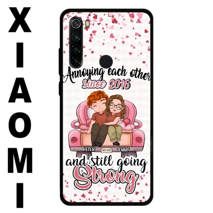 Custom Personalized Couple Phone Case - Valentine's Day/ Birthday/ Anniversary/ Mother's Day Gift For Wife From Husband - Case For Xiaomi, Oppo And Huawei