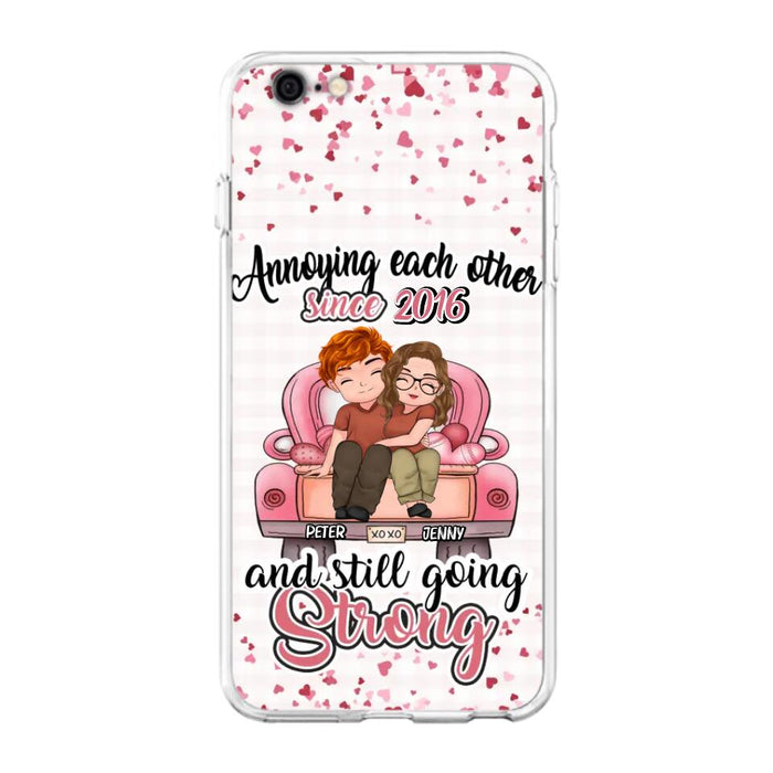 Custom Personalized Couple Phone Case - Valentine's Day/ Birthday/ Anniversary/ Mother's Day Gift For Wife From Husband - Case For iPhone And Samsung