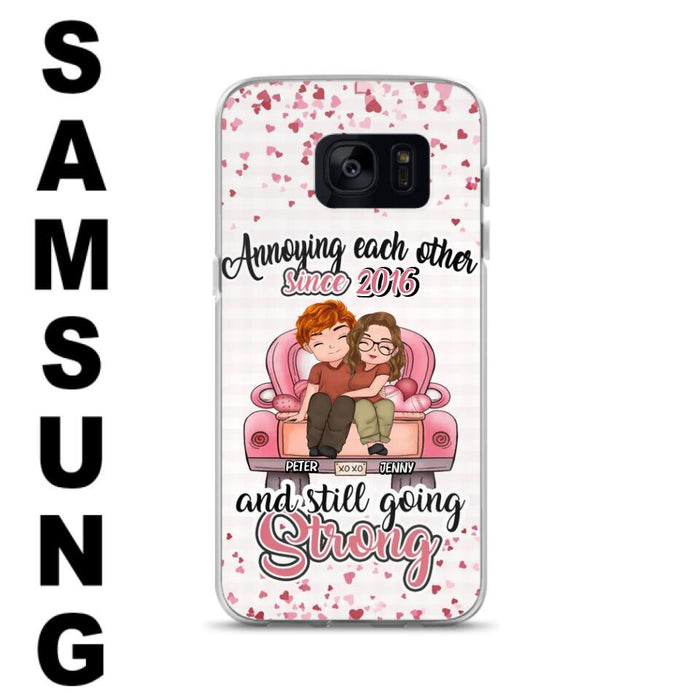 Custom Personalized Couple Phone Case - Valentine's Day/ Birthday/ Anniversary/ Mother's Day Gift For Wife From Husband - Case For iPhone And Samsung