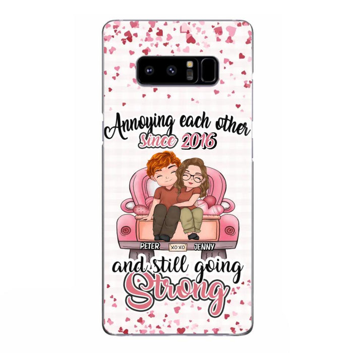 Custom Personalized Couple Phone Case - Valentine's Day/ Birthday/ Anniversary/ Mother's Day Gift For Wife From Husband - Case For iPhone And Samsung