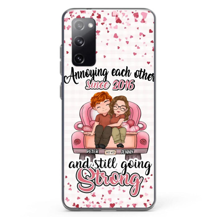 Custom Personalized Couple Phone Case - Valentine's Day/ Birthday/ Anniversary/ Mother's Day Gift For Wife From Husband - Case For iPhone And Samsung