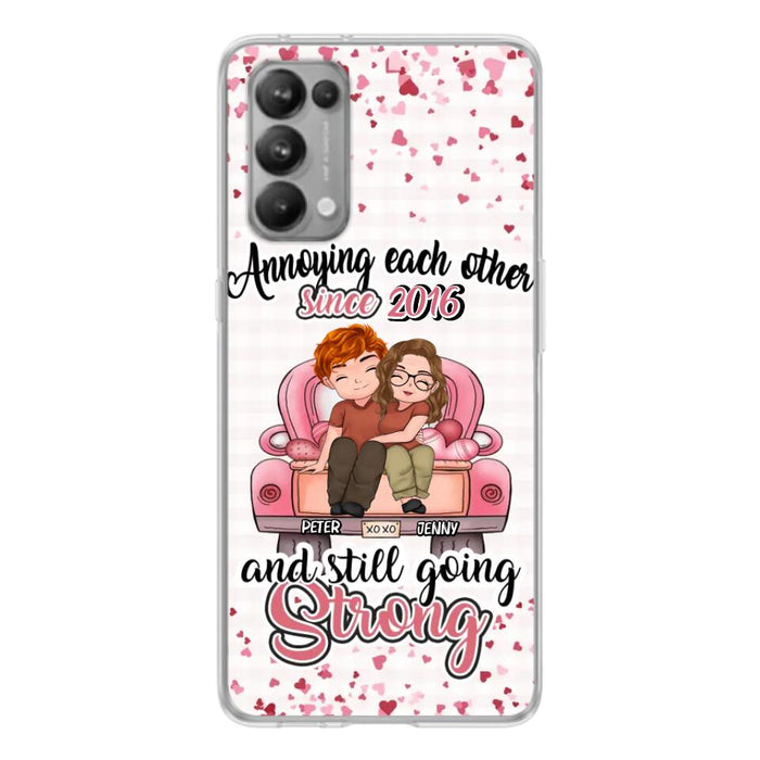 Custom Personalized Couple Phone Case - Valentine's Day/ Birthday/ Anniversary/ Mother's Day Gift For Wife From Husband - Case For Xiaomi, Oppo And Huawei