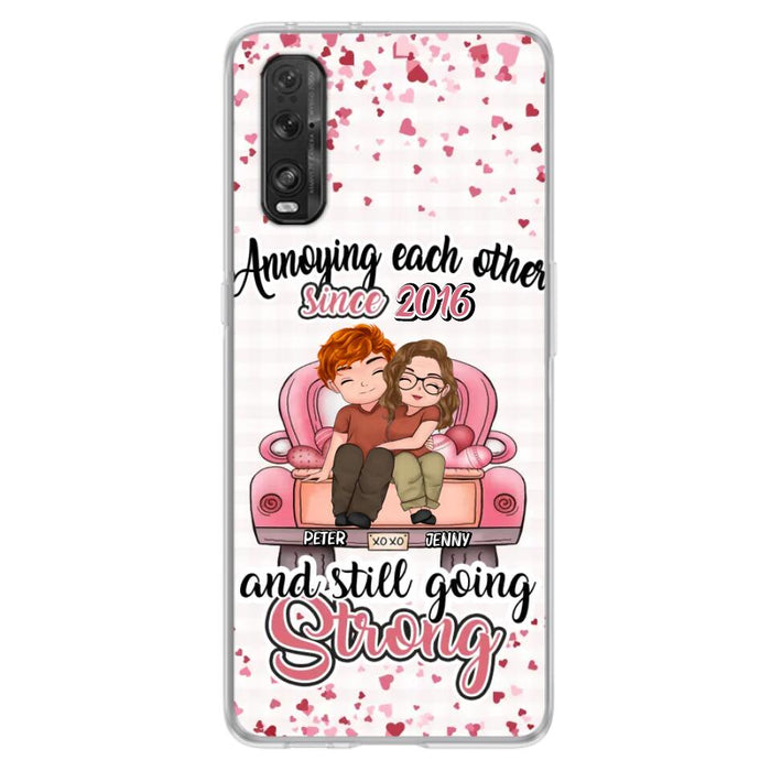 Custom Personalized Couple Phone Case - Valentine's Day/ Birthday/ Anniversary/ Mother's Day Gift For Wife From Husband - Case For Xiaomi, Oppo And Huawei