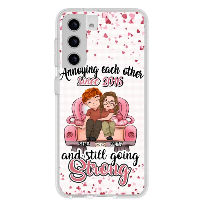 Custom Personalized Couple Phone Case - Valentine's Day/ Birthday/ Anniversary/ Mother's Day Gift For Wife From Husband - Case For iPhone And Samsung