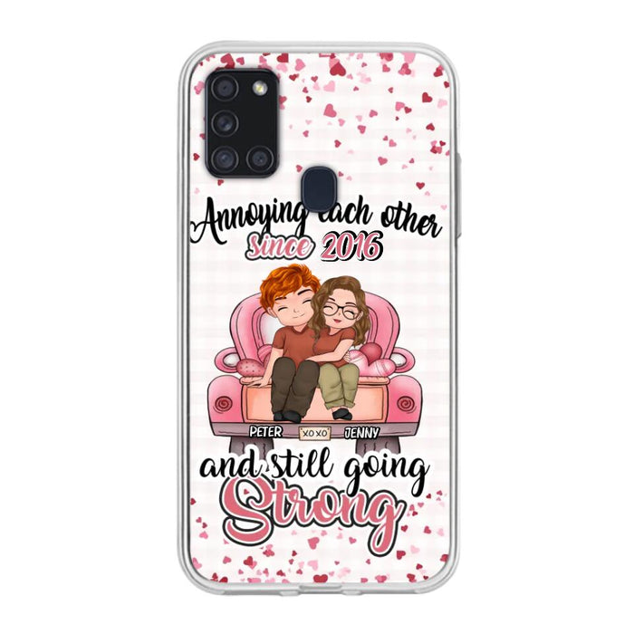 Custom Personalized Couple Phone Case - Valentine's Day/ Birthday/ Anniversary/ Mother's Day Gift For Wife From Husband - Case For iPhone And Samsung