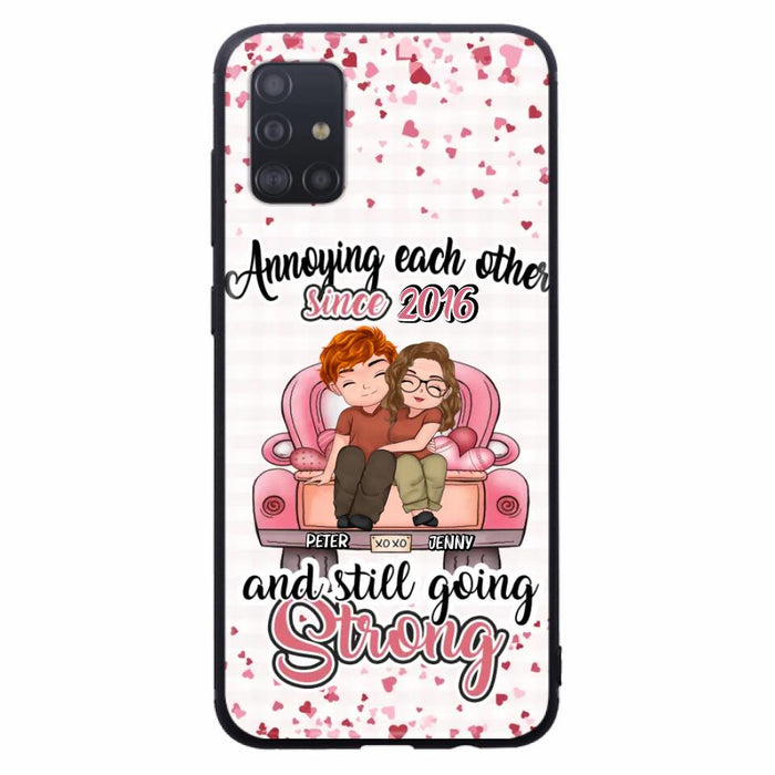 Custom Personalized Couple Phone Case - Valentine's Day/ Birthday/ Anniversary/ Mother's Day Gift For Wife From Husband - Case For iPhone And Samsung