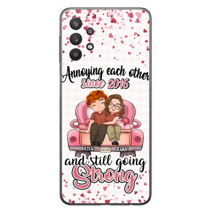 Custom Personalized Couple Phone Case - Valentine's Day/ Birthday/ Anniversary/ Mother's Day Gift For Wife From Husband - Case For iPhone And Samsung