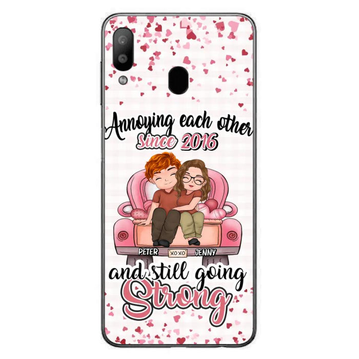 Custom Personalized Couple Phone Case - Valentine's Day/ Birthday/ Anniversary/ Mother's Day Gift For Wife From Husband - Case For iPhone And Samsung