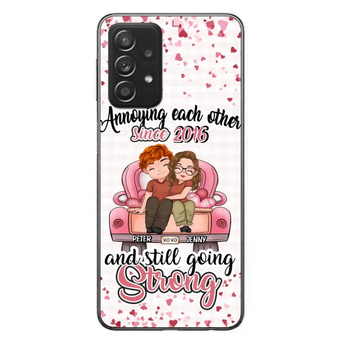 Custom Personalized Couple Phone Case - Valentine's Day/ Birthday/ Anniversary/ Mother's Day Gift For Wife From Husband - Case For iPhone And Samsung