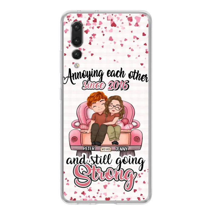 Custom Personalized Couple Phone Case - Valentine's Day/ Birthday/ Anniversary/ Mother's Day Gift For Wife From Husband - Case For Xiaomi, Oppo And Huawei