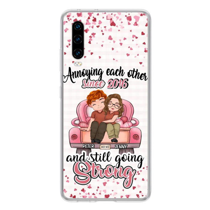 Custom Personalized Couple Phone Case - Valentine's Day/ Birthday/ Anniversary/ Mother's Day Gift For Wife From Husband - Case For Xiaomi, Oppo And Huawei