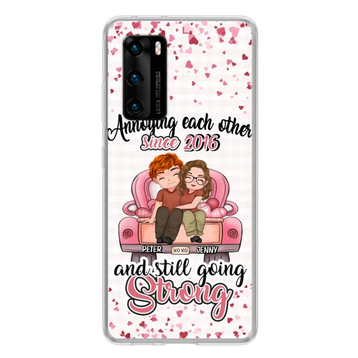 Custom Personalized Couple Phone Case - Valentine's Day/ Birthday/ Anniversary/ Mother's Day Gift For Wife From Husband - Case For Xiaomi, Oppo And Huawei