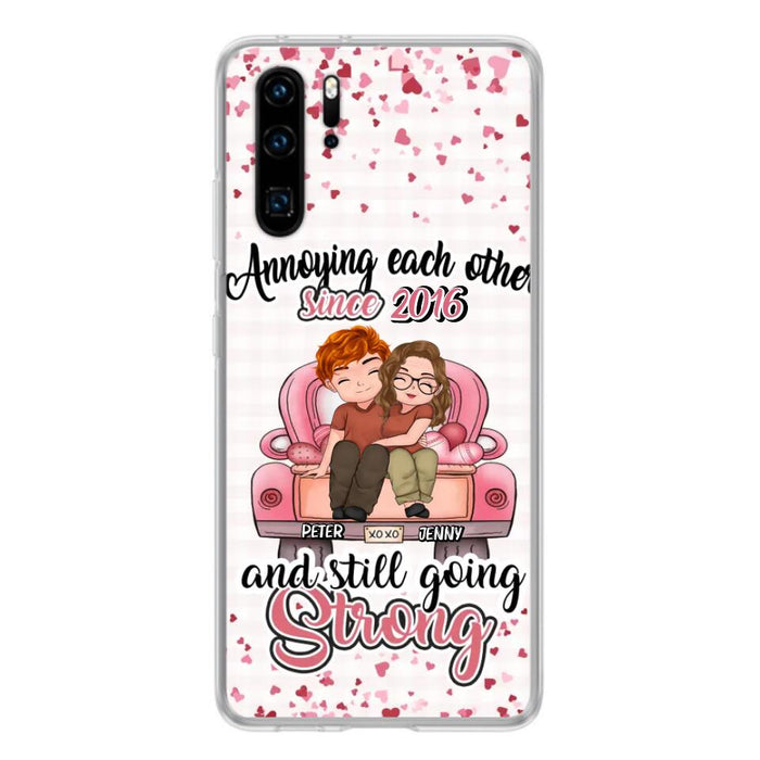 Custom Personalized Couple Phone Case - Valentine's Day/ Birthday/ Anniversary/ Mother's Day Gift For Wife From Husband - Case For Xiaomi, Oppo And Huawei