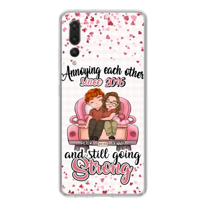 Custom Personalized Couple Phone Case - Valentine's Day/ Birthday/ Anniversary/ Mother's Day Gift For Wife From Husband - Case For Xiaomi, Oppo And Huawei