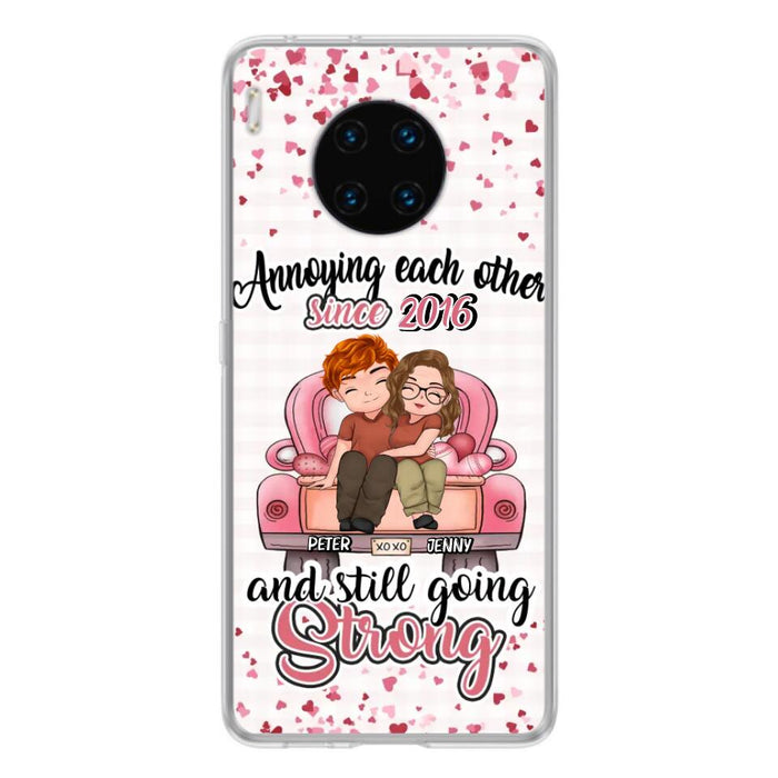 Custom Personalized Couple Phone Case - Valentine's Day/ Birthday/ Anniversary/ Mother's Day Gift For Wife From Husband - Case For Xiaomi, Oppo And Huawei