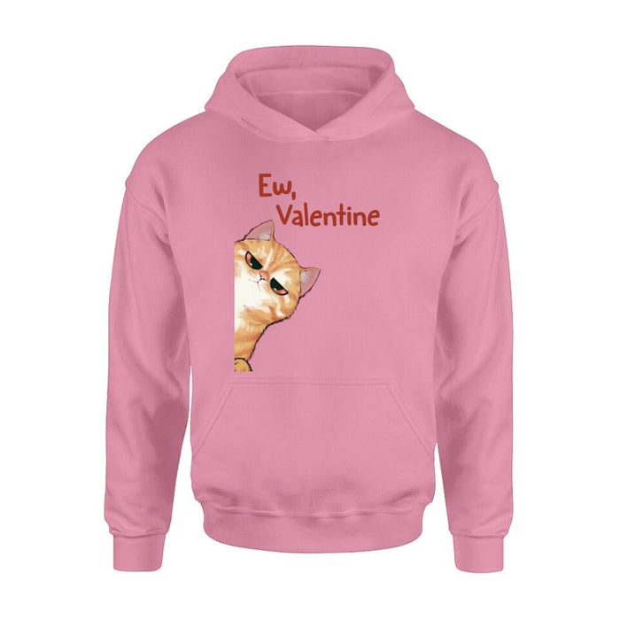 Custom Personalized Valentine Dog/ Cat T-shirt/ Long Sleeve/ Sweatshirt/ Hoodie - Upto 4 Pets - Valentine's Day Gift For Cat & Dog Lover, Pet Owner - Ew, Valentine