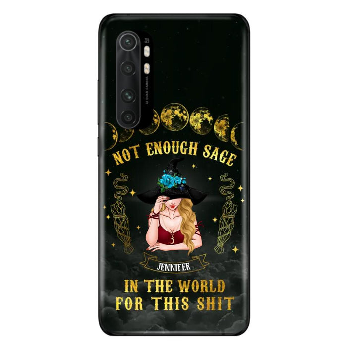 Custom Personalized Witch Phone Case - Gift For Halloween/Witch - Not Enough Sage In The World - Case for Xiaomi/Huawei/Oppo