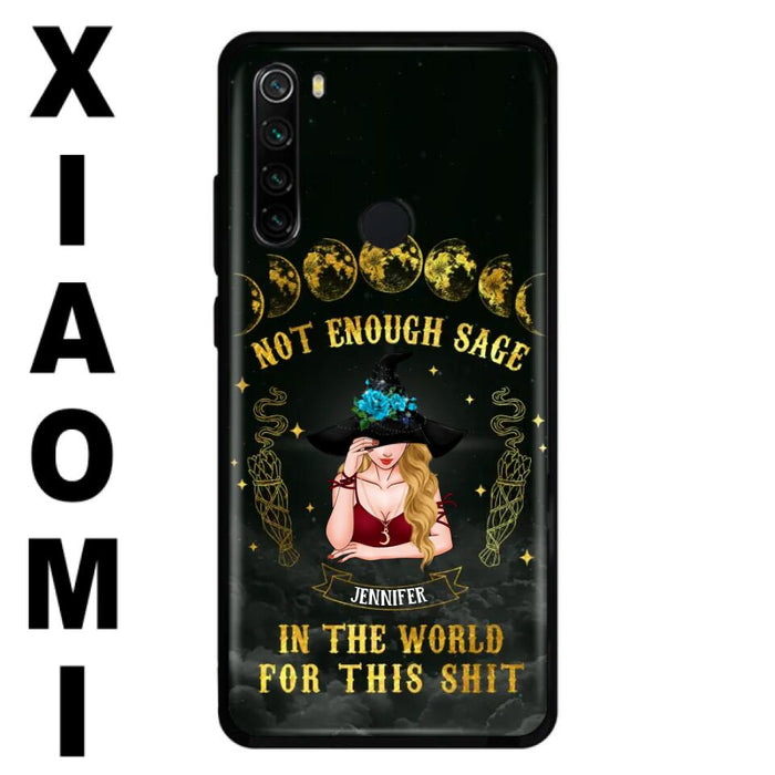 Custom Personalized Witch Phone Case - Gift For Halloween/Witch - Not Enough Sage In The World - Case for Xiaomi/Huawei/Oppo