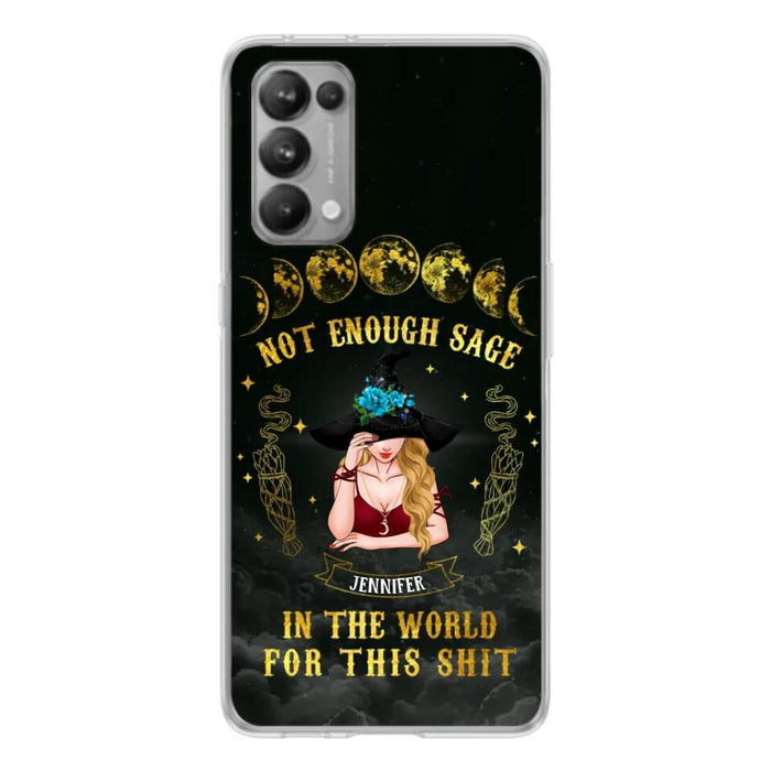 Custom Personalized Witch Phone Case - Gift For Halloween/Witch - Not Enough Sage In The World - Case for Xiaomi/Huawei/Oppo