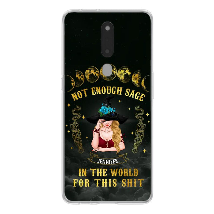 Custom Personalized Witch Phone Case - Gift For Halloween/Witch - Not Enough Sage In The World - Case for Xiaomi/Huawei/Oppo