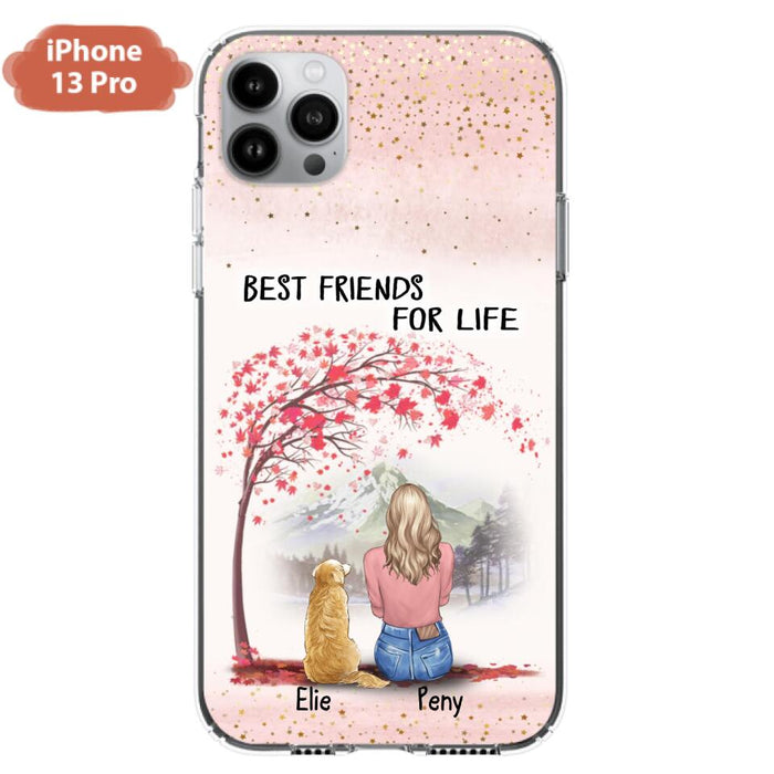 Personalized Pet Mom Phone Case - Mom With Upto 5 Pets - Best Friends For Life