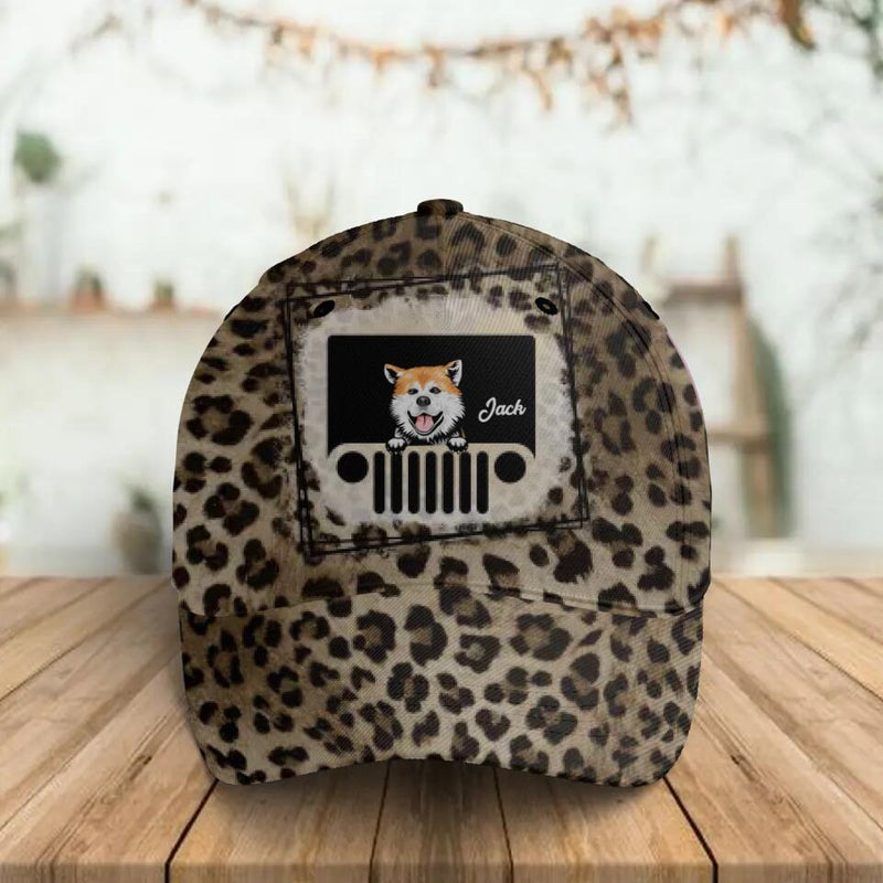 Personalized Dog Baseball Cap - Up to 3 Dogs - Gift Idea For Dog Owner