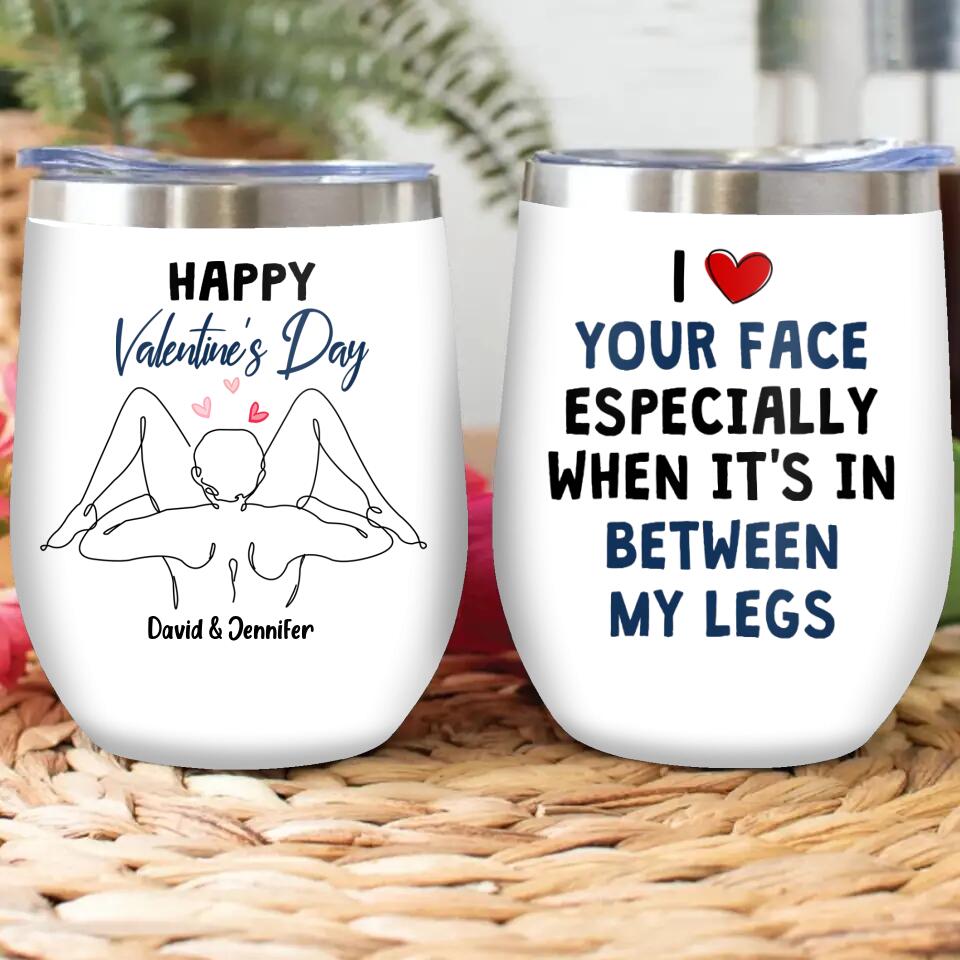 Xmas Gifts For Couples I Licked It Personalized Wine Tumbler
