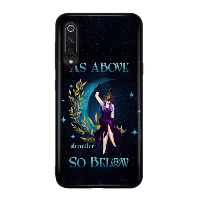 Custom Personalized Witch Phone Case - Gift Idea For Witch Lovers - As Above So Below - Cases For Oppo, Xiaomi & Huawei