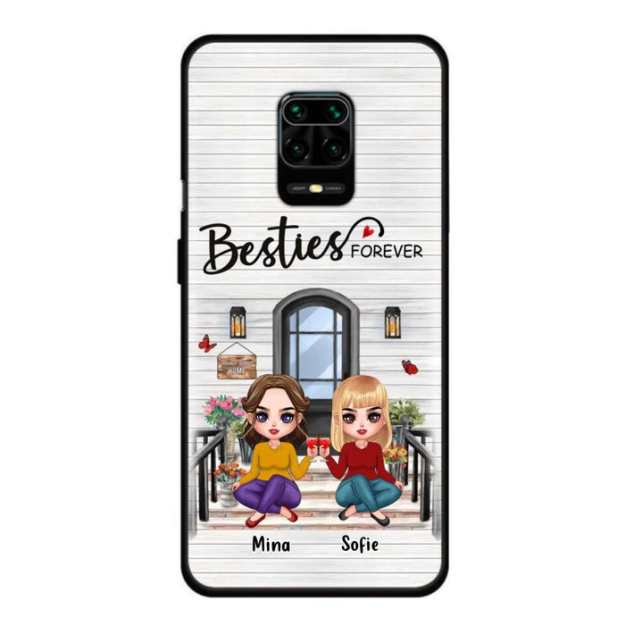 Custom Personalized Besties Sisters Front Porch Phone Case - Upto 5 Women - Gift Idea For Friends/ Besties/ Sisters - Besties Forever - Case For Xiaomi/ Oppo/ Huawei