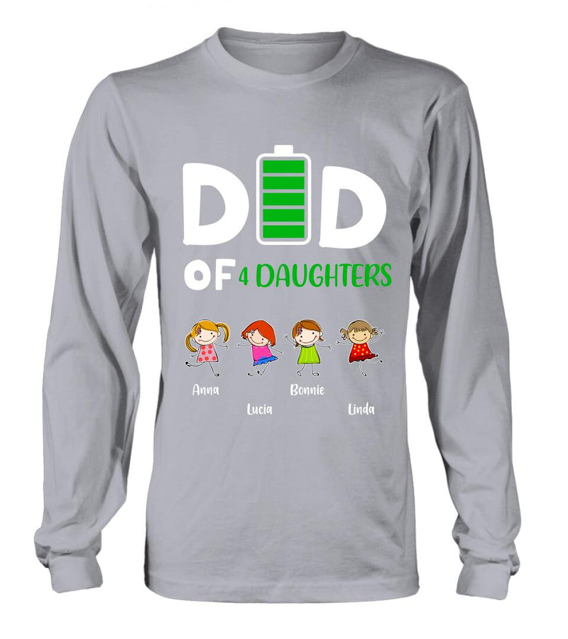 Personalized Family Shirt/Long Sleeve/Sweatshirt/Hoodie - Up to 4 Children - Gift Idea For Mother's Day