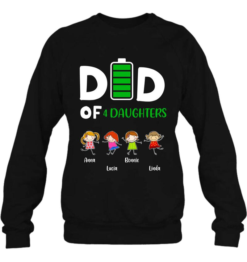 Personalized Family Shirt/Long Sleeve/Sweatshirt/Hoodie - Up to 4 Children - Gift Idea For Mother's Day