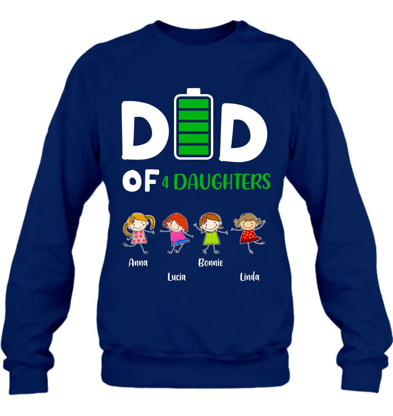 Personalized Family Shirt/Long Sleeve/Sweatshirt/Hoodie - Up to 4 Children - Gift Idea For Mother's Day