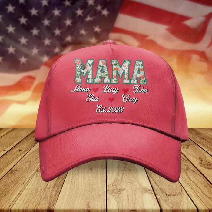 Custom Personalized Mother's Day Cap - Mother's Day Gift Idea For Grandma/ Mother