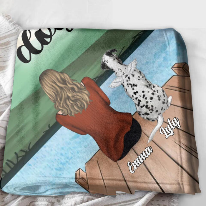 Custom Personalized Dog Mom Singer Layer Fleece/Quilt Blanket/Pillow Cover - Upto 5 Dogs -  Mother's Day Gift Idea for Dog Lovers - You Had Me  At Woof