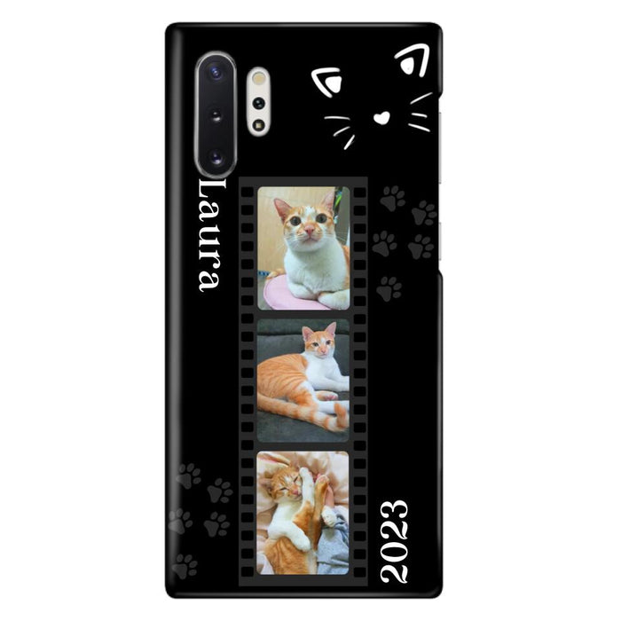 Custom Personalized Pet Photo Film iPhone/Samsung Phone Case - Gift for Cat Lovers/Birthday Gift