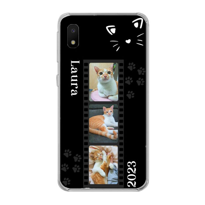 Custom Personalized Pet Photo Film iPhone/Samsung Phone Case - Gift for Cat Lovers/Birthday Gift