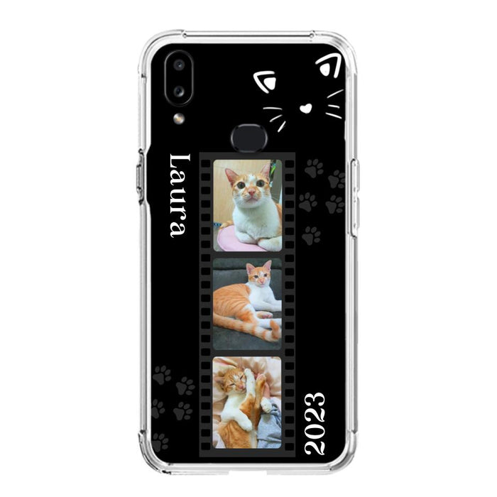 Custom Personalized Pet Photo Film iPhone/Samsung Phone Case - Gift for Cat Lovers/Birthday Gift