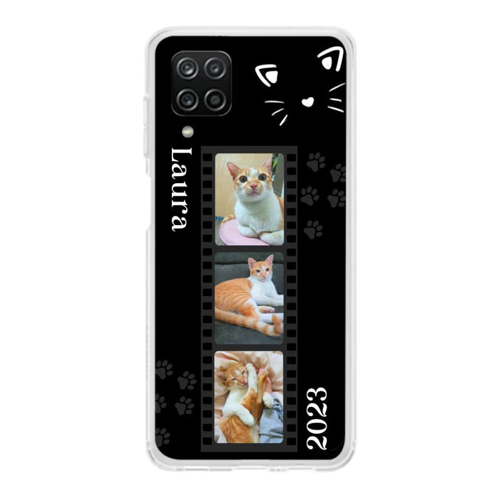 Custom Personalized Pet Photo Film iPhone/Samsung Phone Case - Gift for Cat Lovers/Birthday Gift