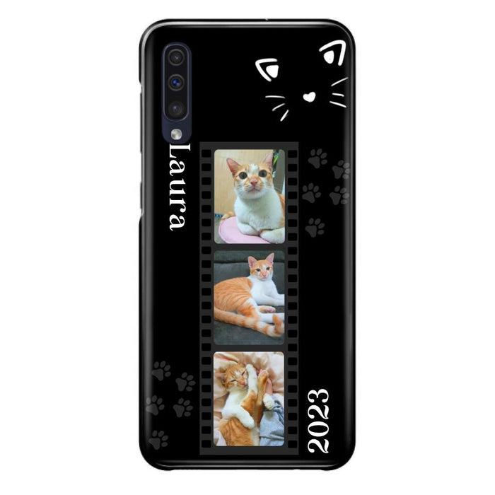 Custom Personalized Pet Photo Film iPhone/Samsung Phone Case - Gift for Cat Lovers/Birthday Gift