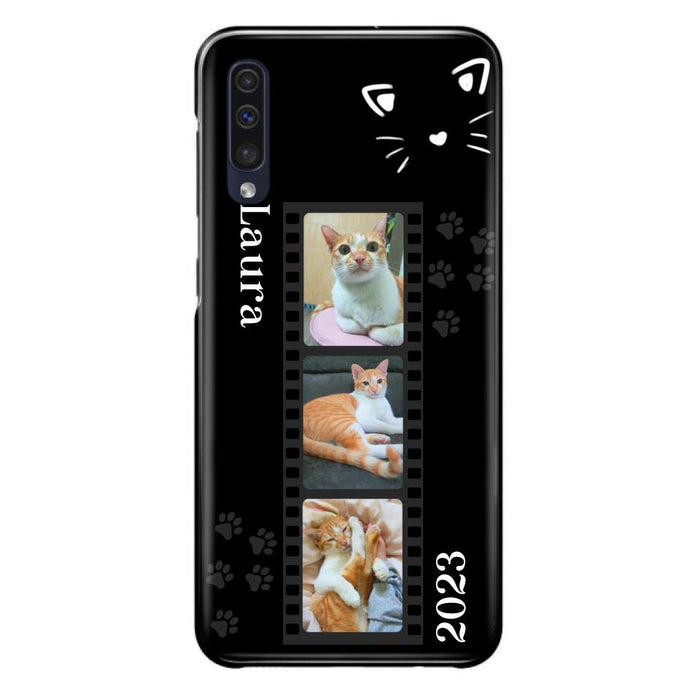 Custom Personalized Pet Photo Film iPhone/Samsung Phone Case - Gift for Cat Lovers/Birthday Gift